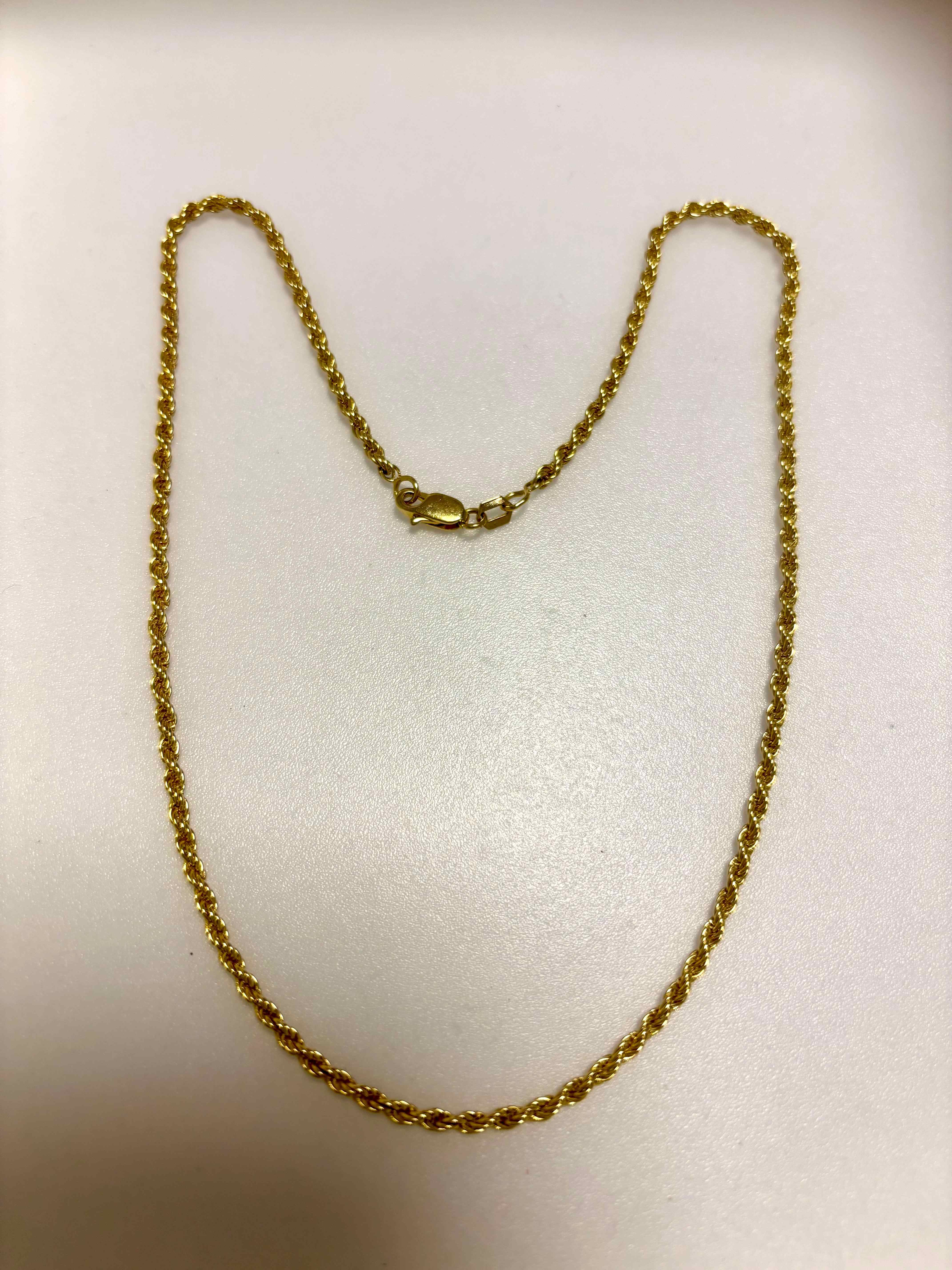 Koord collier double 