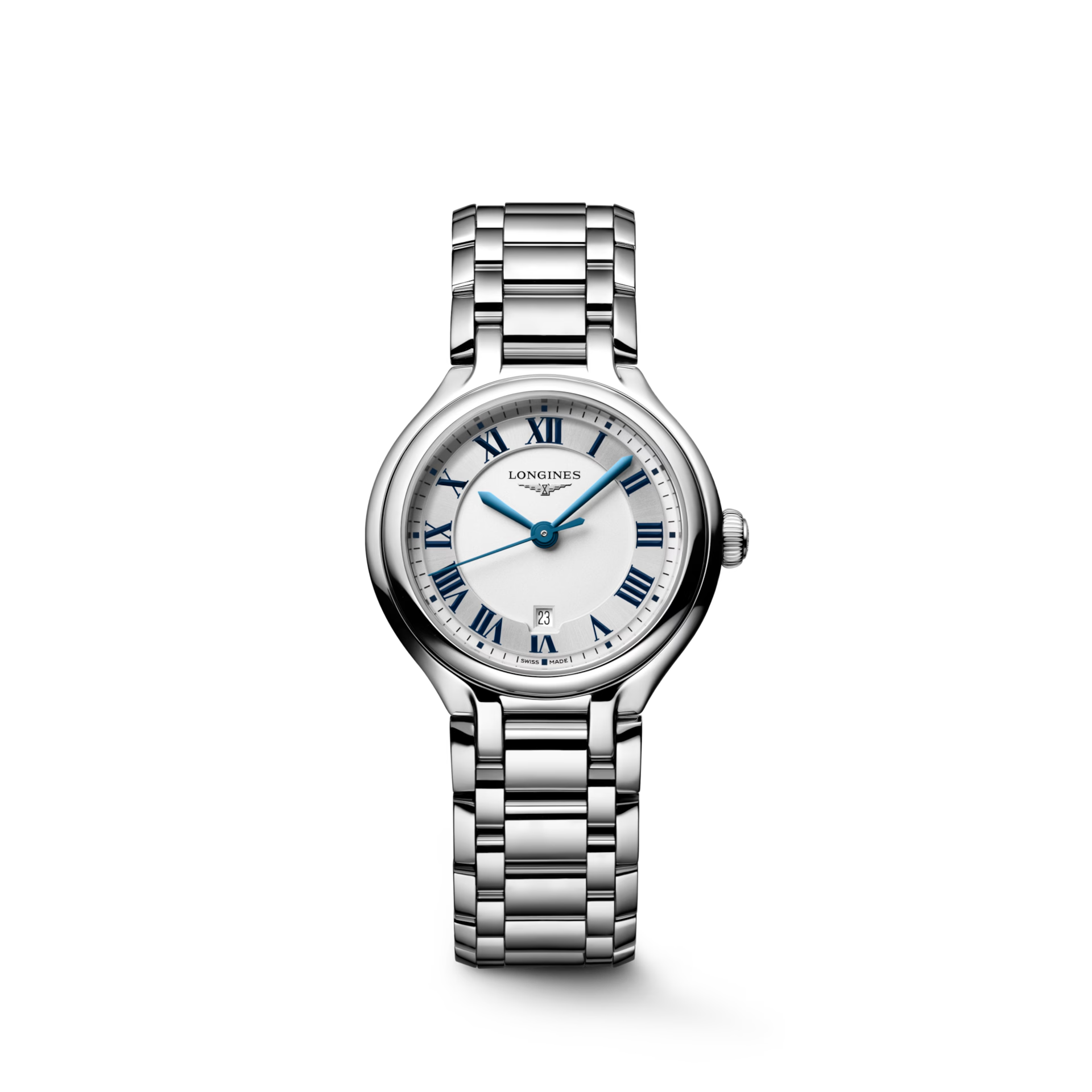 een damespolshorloge Longines model Prima Luna.