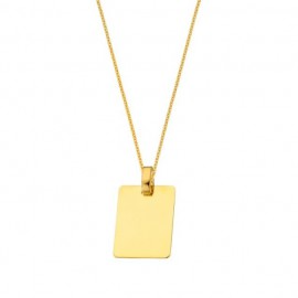 Cara Graveerplaatje goud 18k 17x13mm