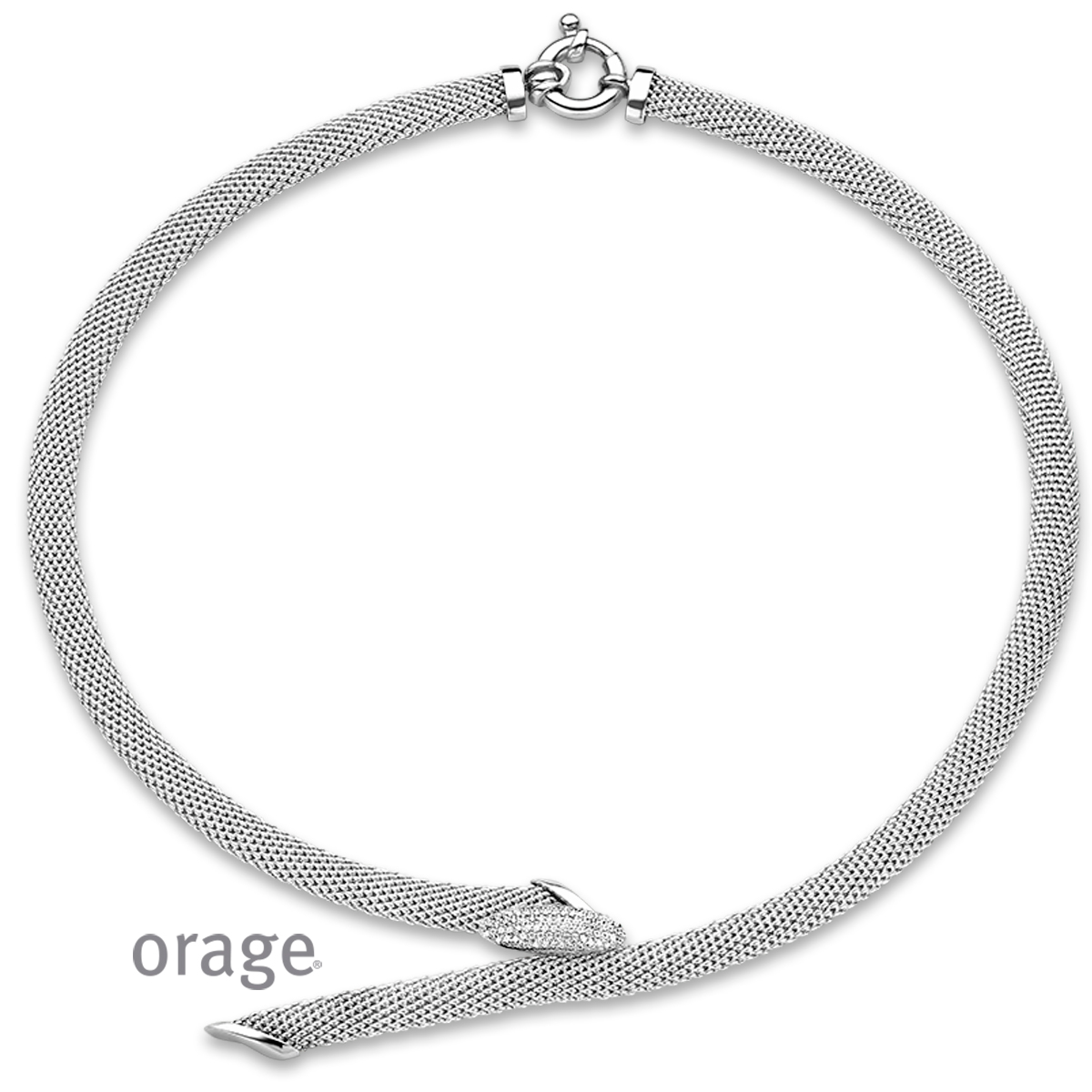 Collier Orage zilver zirconia