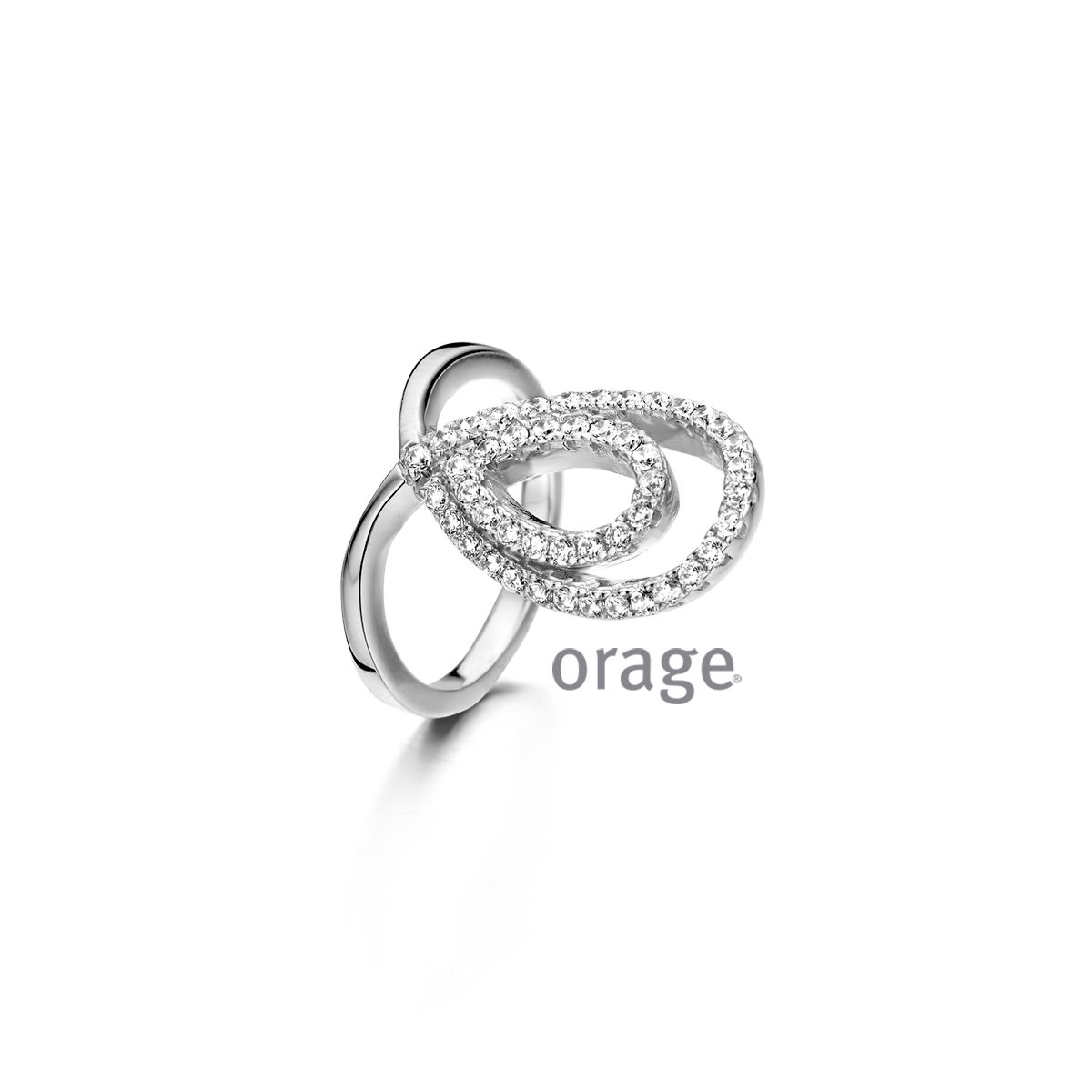Orage Nagelring zilver zi