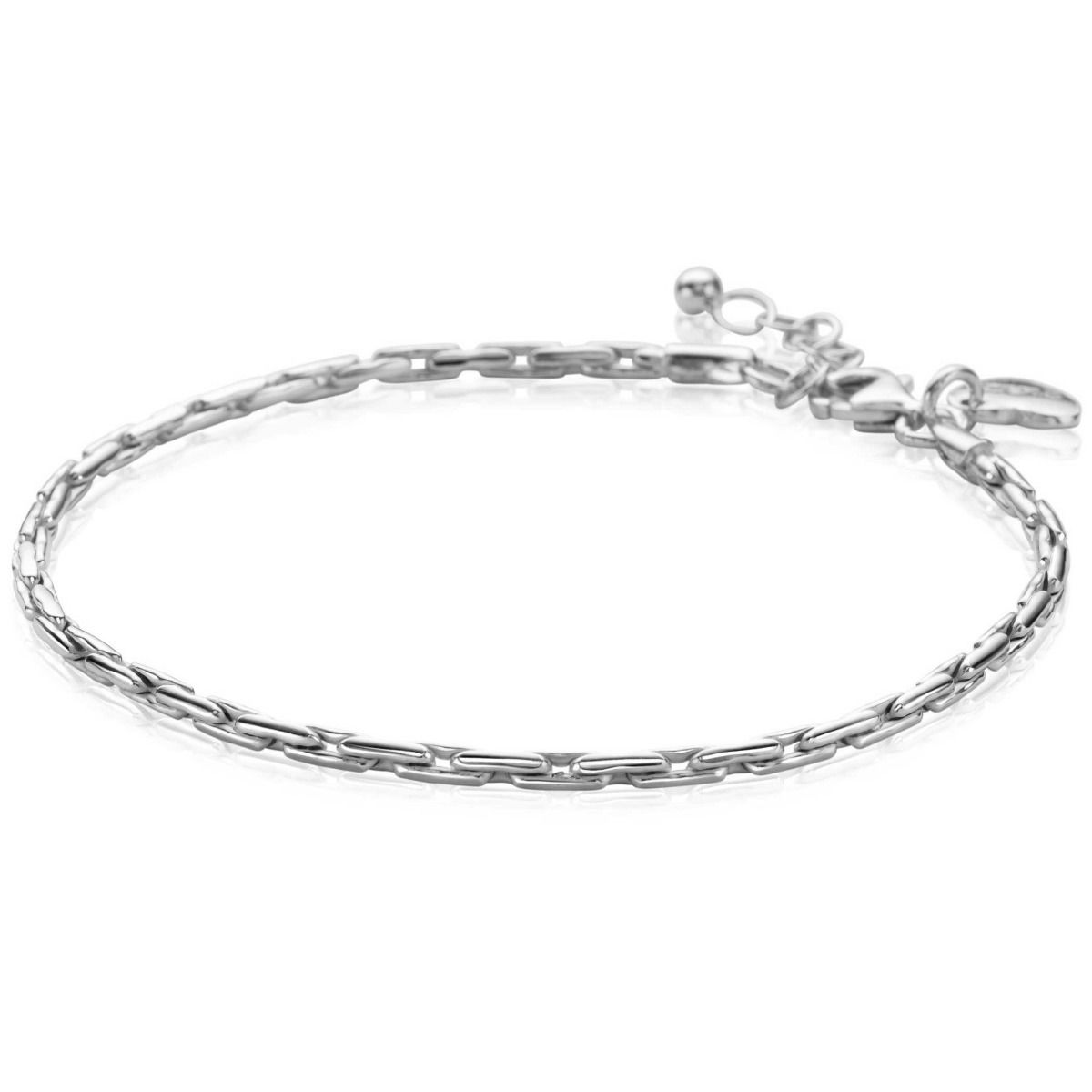 Zinzi zilveren armband anker rond geslepen 2.3mm., 18-21cm
