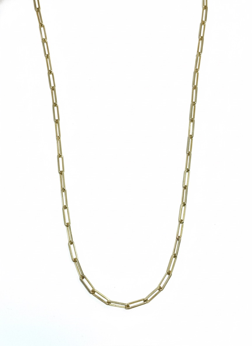 De 14k gouden Closed Forever schakelketting, modelnummer JRS5595, is een prachtige nieuwe ketting gemaakt van 14-karaats goud. Deze schitterende, goudkleurige ketting is 50 cm lang en weegt 11,9 gram. Draag deze elegante ketting solo of in laagjes voor een verfijnde uitstraling. Perfect voor zowel dagelijkse als formele gelegenheden.