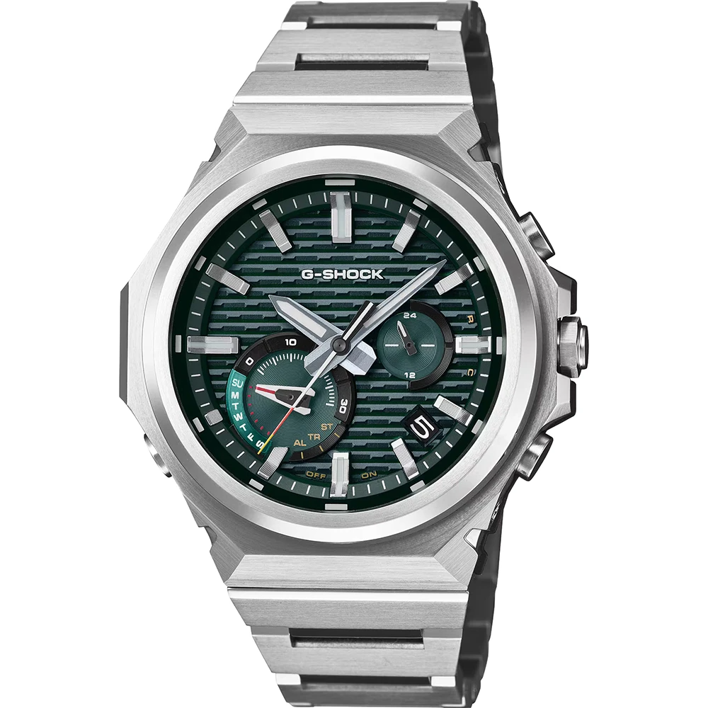 De G-Shock G-Steel GST-B1000D-3AER horloge combineert robuustheid met stijl. Kenmerken zijn schokbestendigheid, zonne-energie, bluetooth-connectiviteit en wereldtijd. Dit polshorloge is ontworpen voor dagelijkse avonturen en formele gelegenheden. Draag de G-Shock comfortabel om uw pols, ideaal passend bij zowel casual als zakelijke outfits. Perfect voor de moderne man die functionaliteit en mode waardeert.