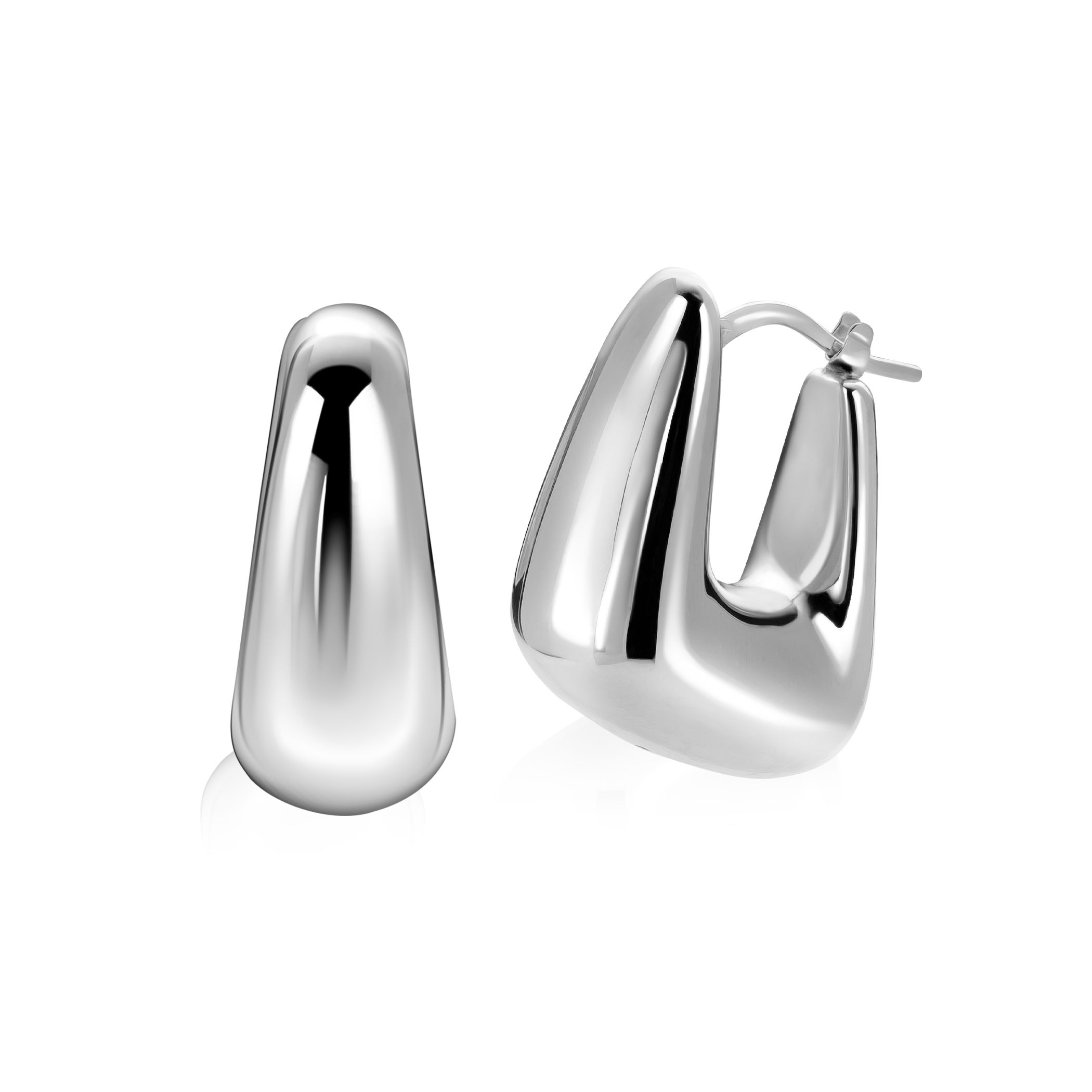 De ZINZI ZLV. oorringen met modelnummer ZIO2747 zijn stijlvolle creolen in de vorm van een brede, scheve rechthoek. Ze zijn perfect voor elke gelegenheid en voegen een moderne touch toe aan je look. Combineer ze met een elegante outfit of draag ze als statement piece bij casual kleding voor een verfijnde uitstraling. Kwaliteitsmateriaal voor langdurig draagplezier.