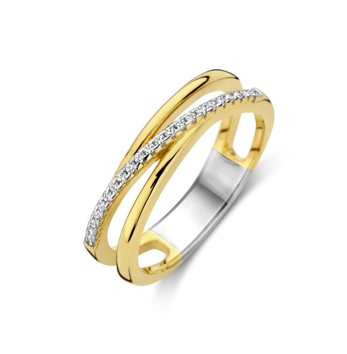 Zilveren ring met zirkonia's van het merk Silver Rose
Maat: 54 (ook verkrijgbaar in andere maten)
Materiaal: 925 zilver, verguld