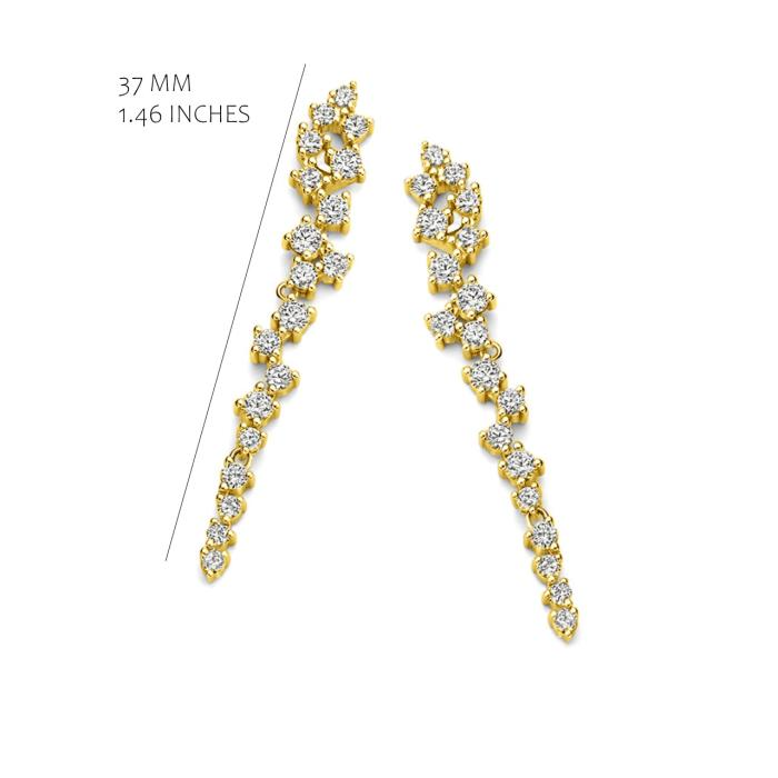 Zilveren oorstekers met zirkonia's van het merk Silver Rose
Bijhorende ketting met hanger ook verkrijgbaar