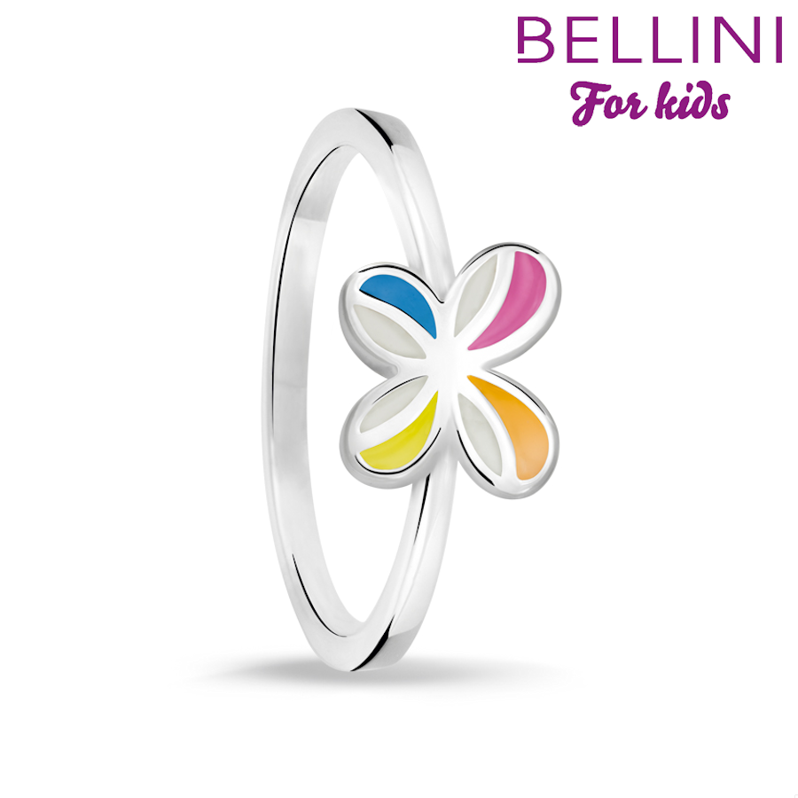 Bellini ring voor meisjes met een vlinder. 