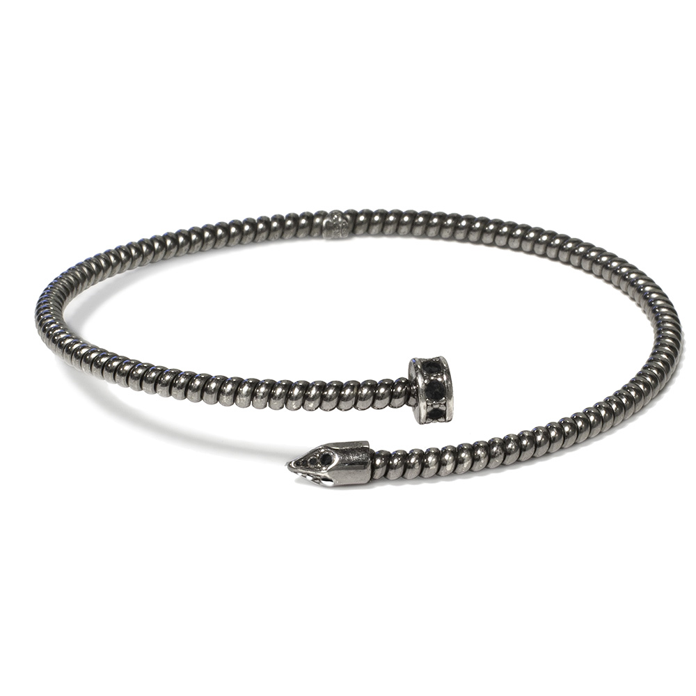 925 zilv bangel met spinel