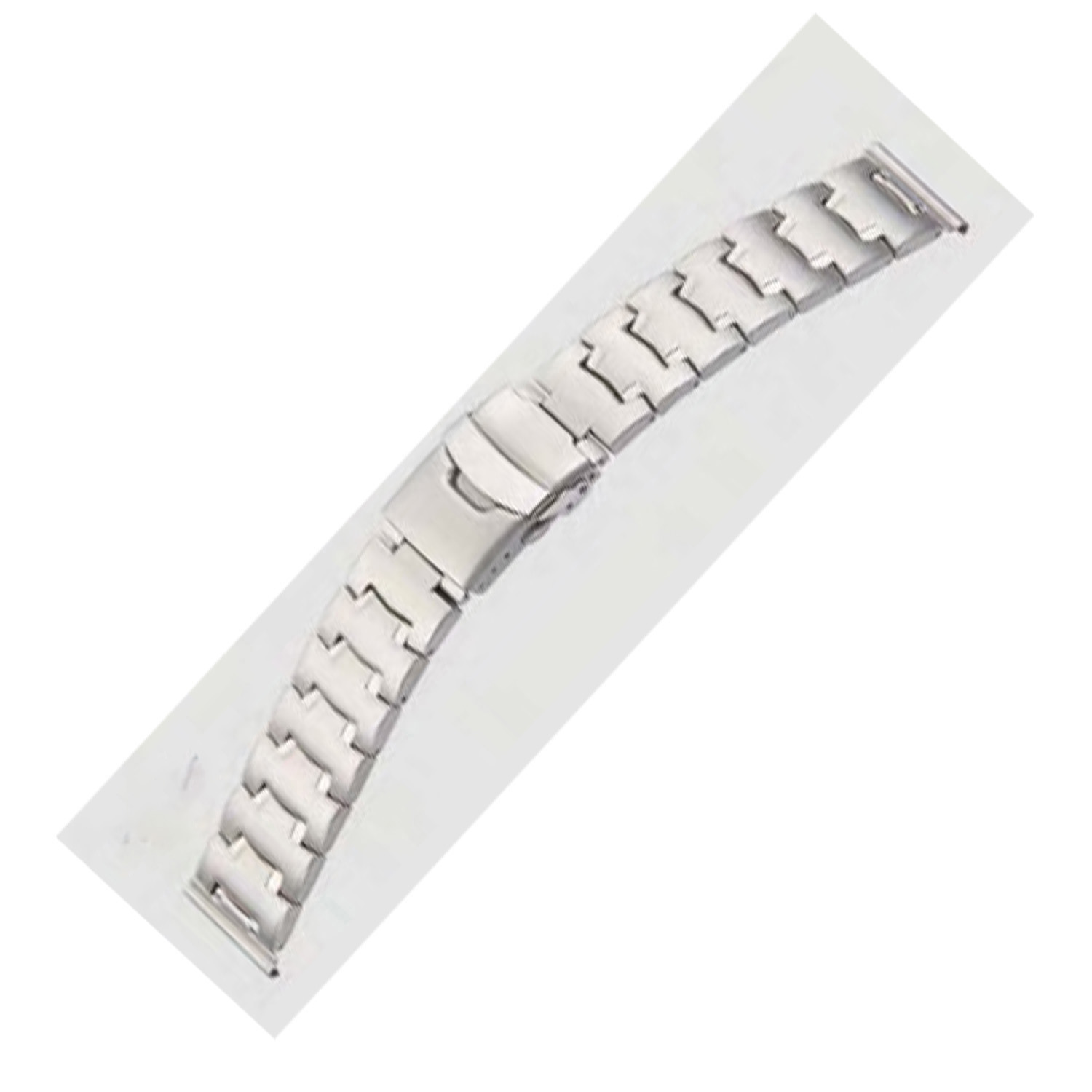 Dit is een zilverkleurige horlogeband van het merk BEAR