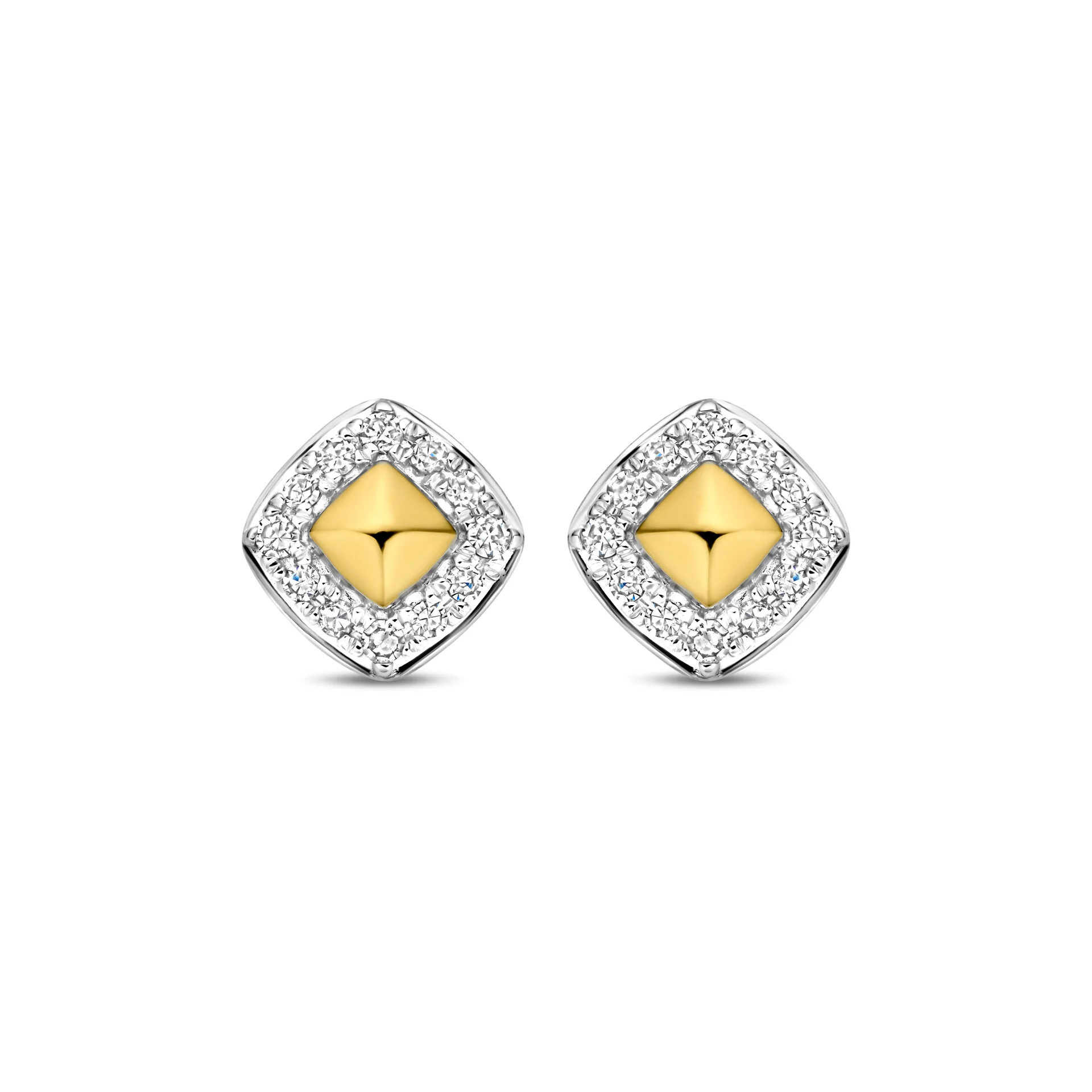 Oorstekers met diamant 0,10