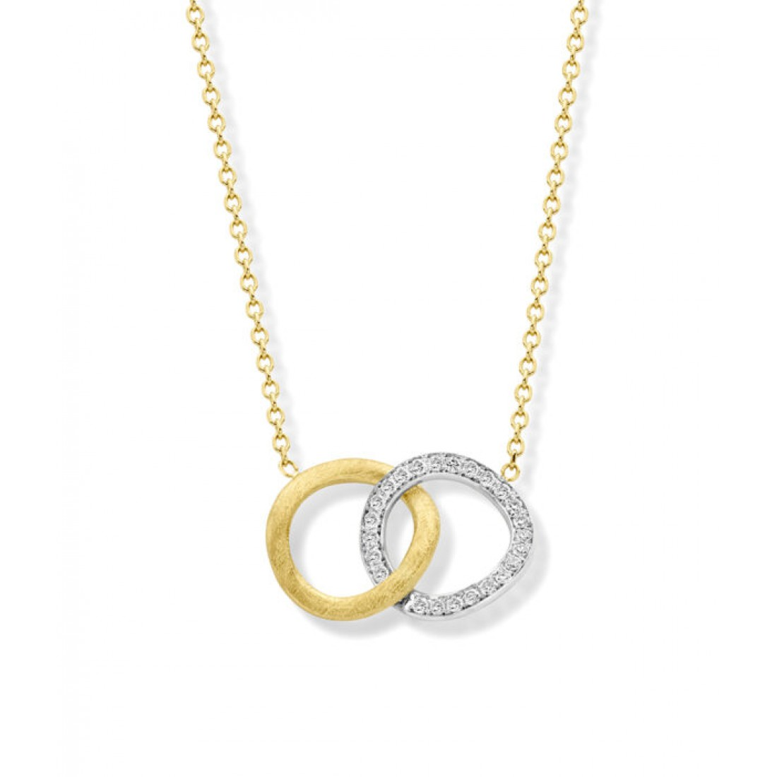 Ketting met hanger Diamant 0.24ct