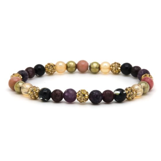 Karma Jewelry armabnd GAIA XS elastic (gold chystal)