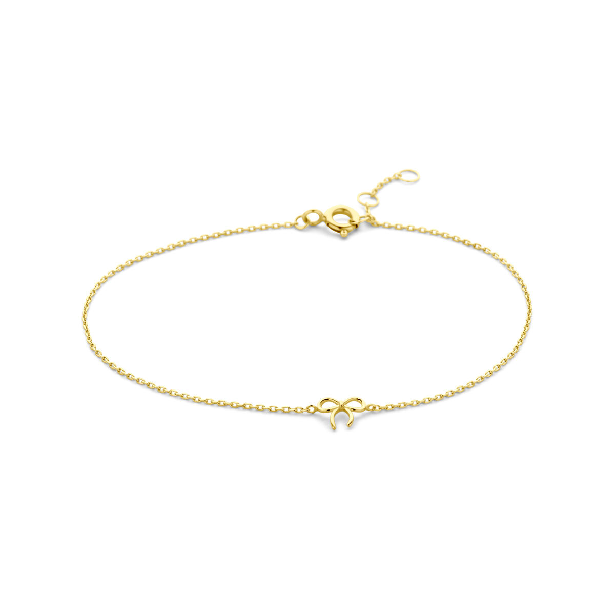 Deze 8 karaat gouden armband met strik, modelnummer 80.00294, is een verfijnd sieraad dat elegantie en stijl uitstraalt. Als onderdeel van de categorie juwelen en specifiek als armband, is het perfect voor zowel dagelijks gebruik als speciale gelegenheden. Draag het alleen als blikvanger of combineer met andere gouden accessoires voor een geraffineerde look.