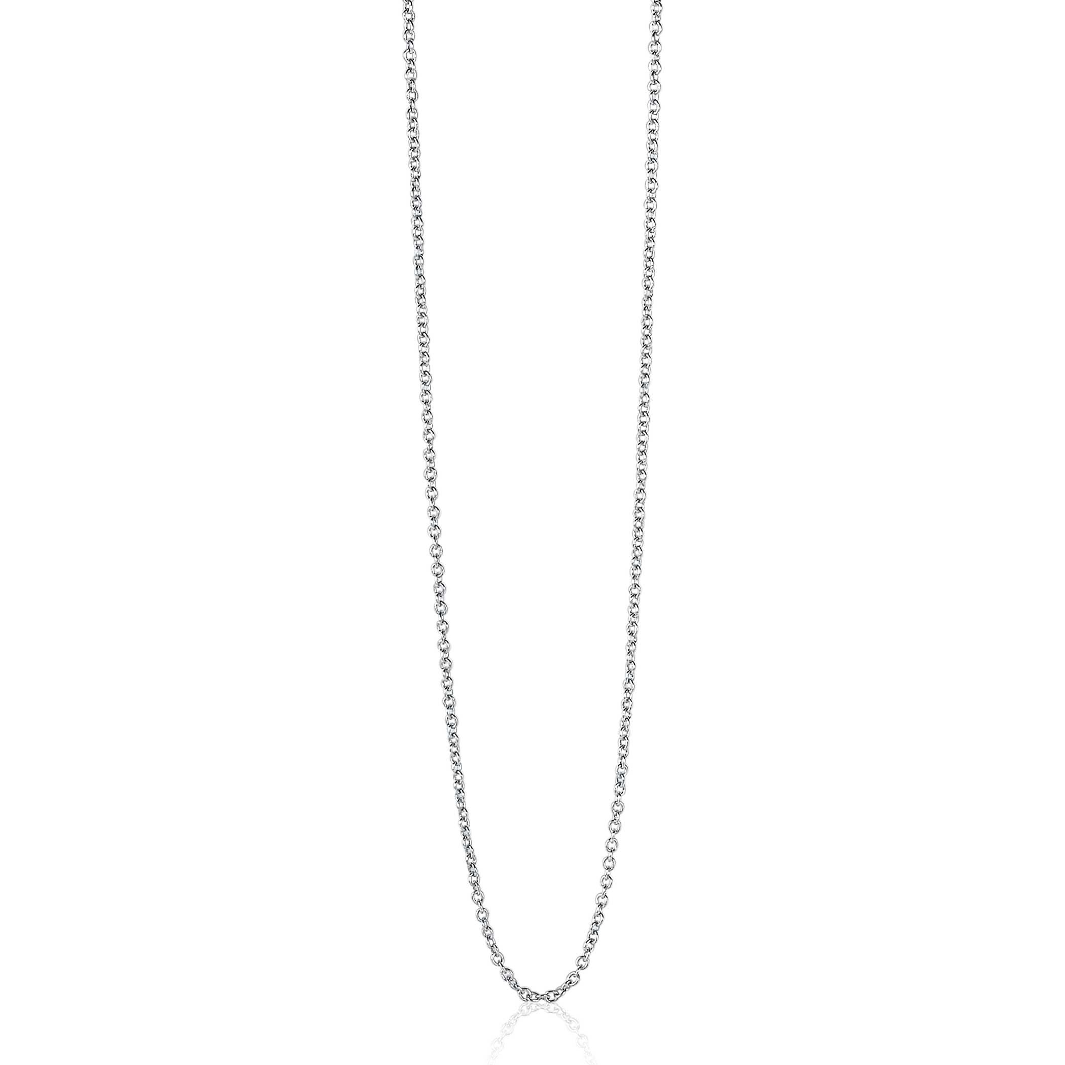 Zinzi zilveren collier 45cm