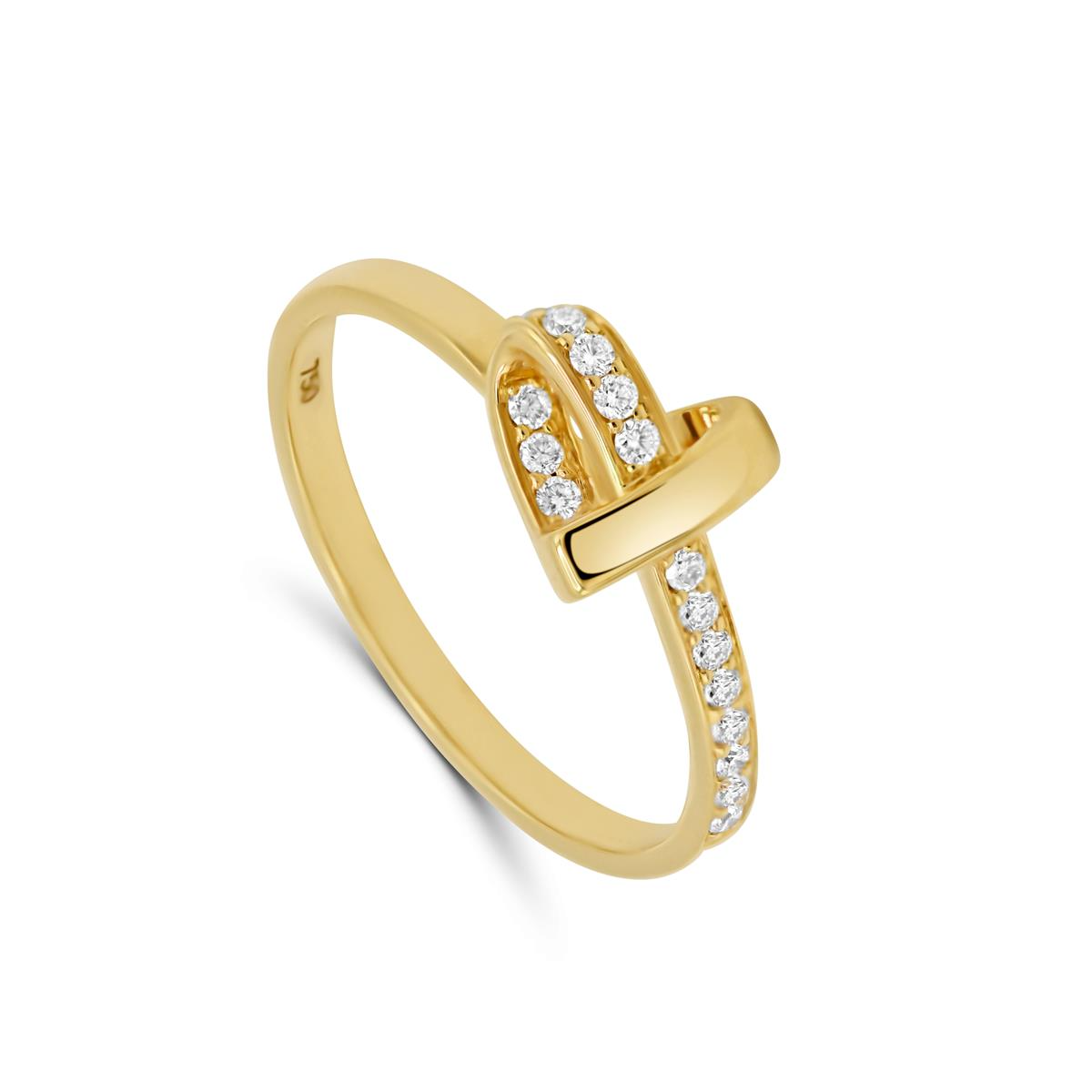 Ring met diamant 0.11 ct