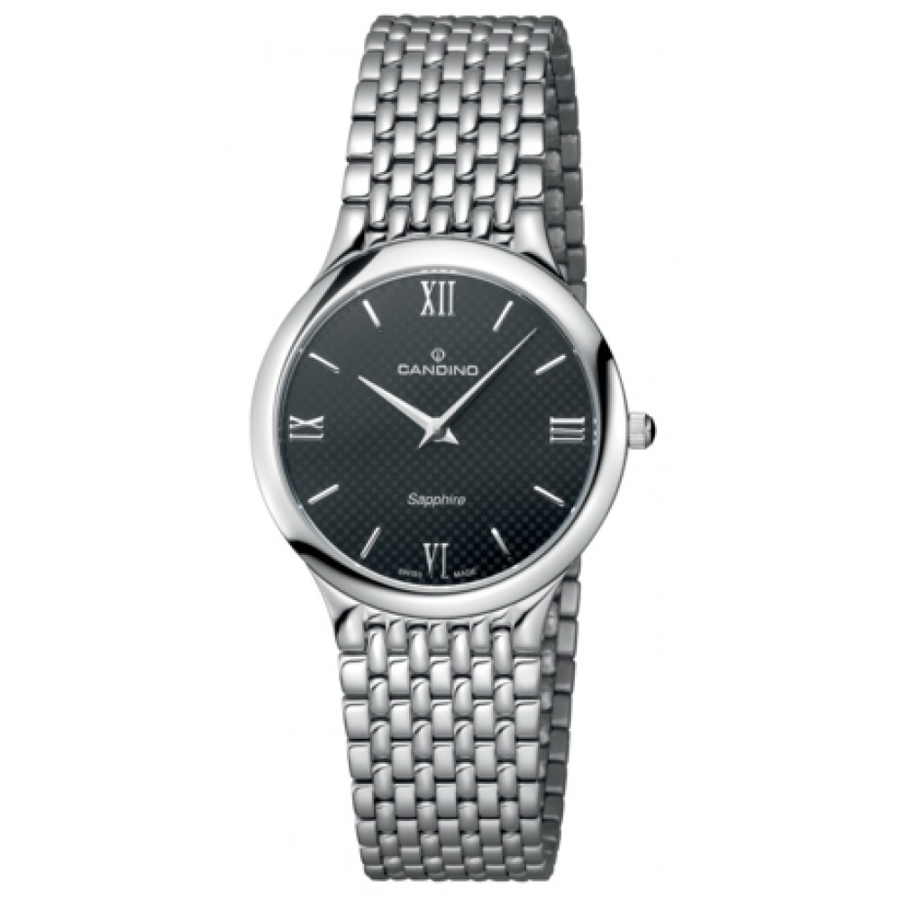 De Candino C4362/4 horloge is een elegante accessoire met een zilverkleurige band en een roestvrijstalen kast van 35 mm. Zonder datumaanduiding biedt het een strakke, minimalistische uitstraling. Perfect te combineren met formele kleding voor een tijdloze look. Voeg een vleugje klasse toe aan je outfit met deze stijlvolle horloge voor elke gelegenheid.