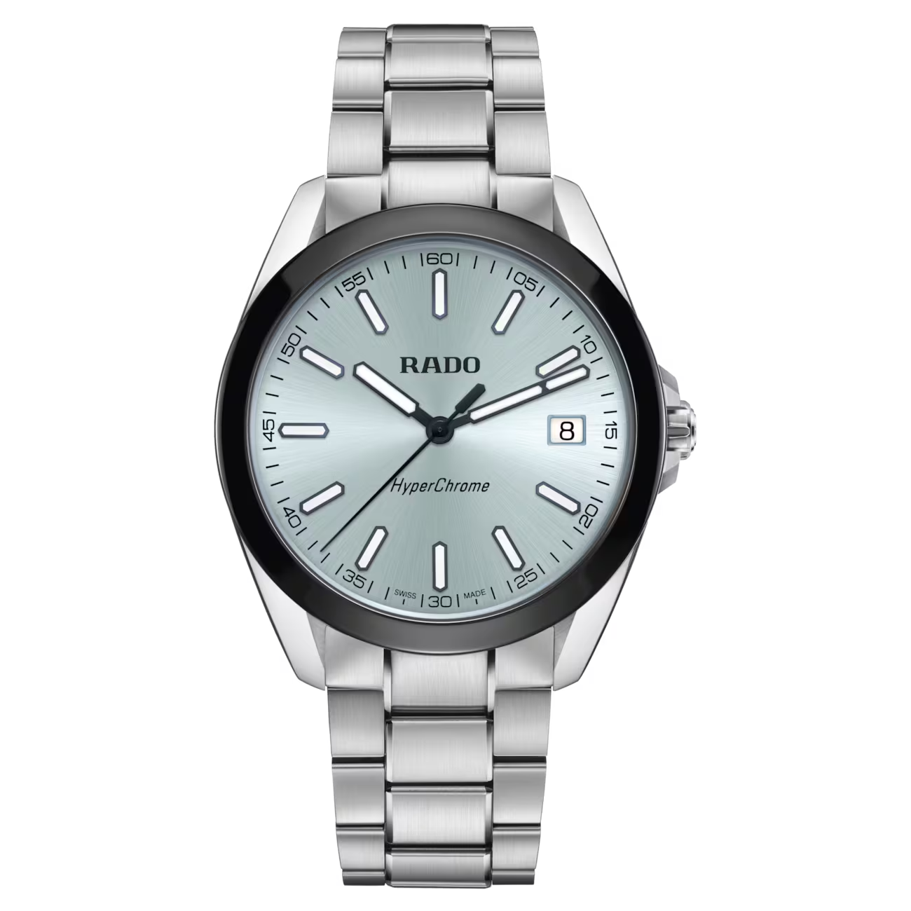 De Rado HyperChrome R32280213 is een verfijnd polshorloge dat stijl en functionaliteit combineert. Met een blauwe wijzerplaat, zilverkleurige roestvrijstalen kast en band, is het ideaal voor zowel formele als casual gelegenheden. Draag het met trots voor elke gelegenheid. 