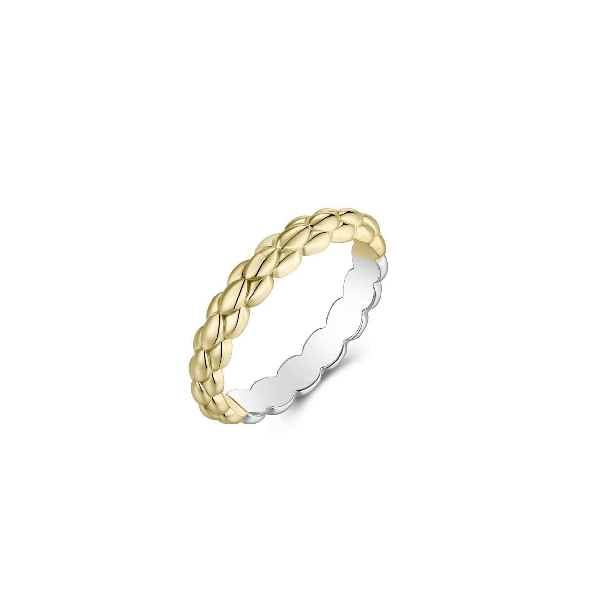 Gisser R490Y-54  Ring Bewerkt Verguld