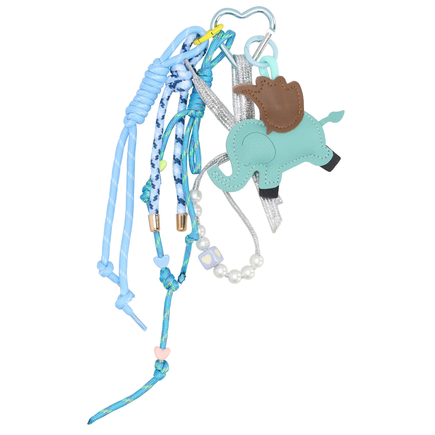 De Trendy Bag Charm - 002 Blauw, modelnummer P022, is een stijlvolle accessoire van onbekend merk. Met de eigenschappen van de categorie "ACCESSOIRES" en type "SLEUTELHANGER" voegt het een vleugje elegantie toe aan elke tas. Bevestig het aan je favoriete tas voor een trendy uitstraling en een persoonlijke touch. Perfect voor dagelijks gebruik!