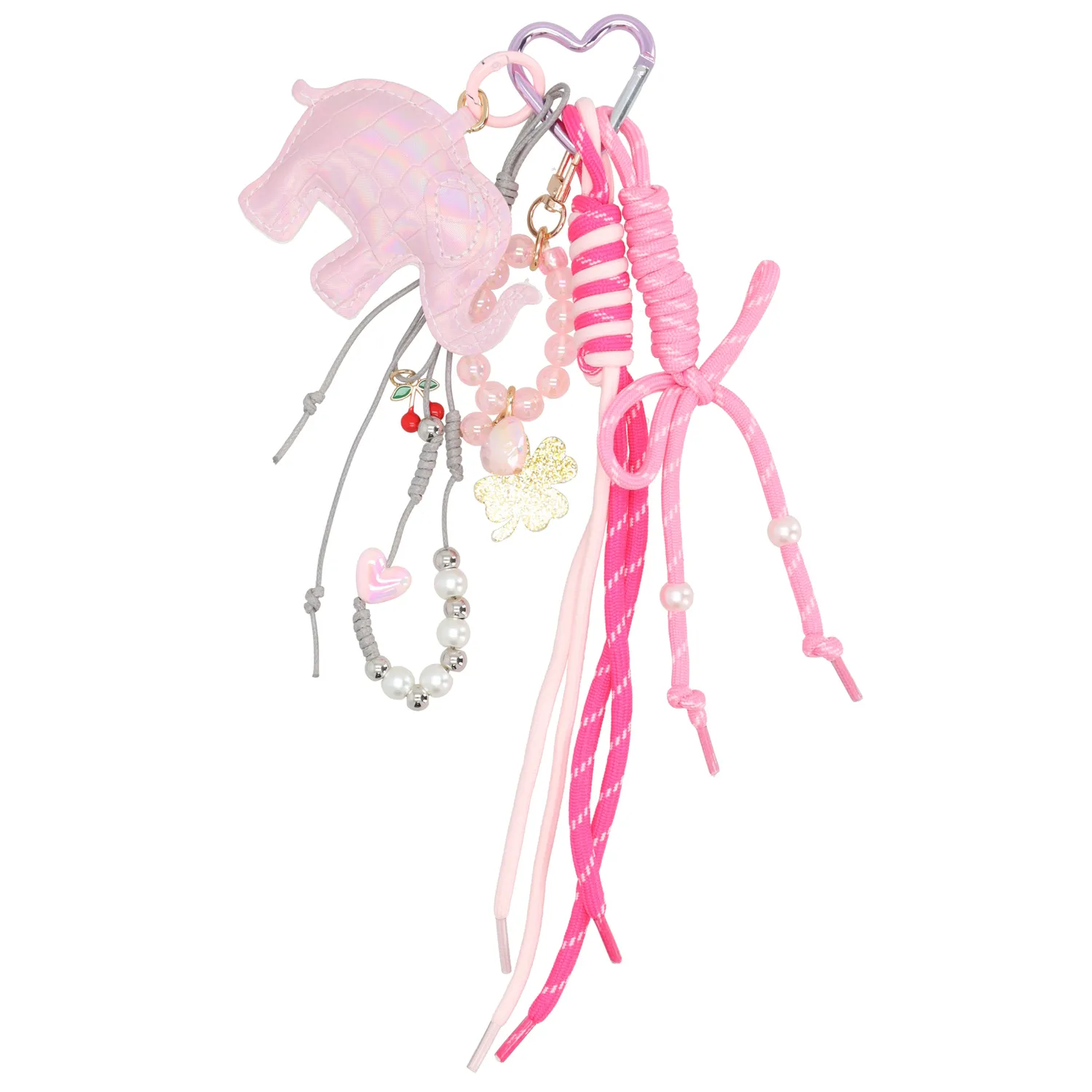 De Trendy Bag Charm - 009 Roze, modelnummer P056, is een stijlvolle accessoire die perfect is als sleutelhanger. Ideaal voor het toevoegen van een speelse touch aan je tas of sleutelbos. Bevestig het eenvoudig aan je tas voor een vleugje kleur en persoonlijkheid. Een perfect cadeau-idee voor fashionista's die van unieke accessoires houden.