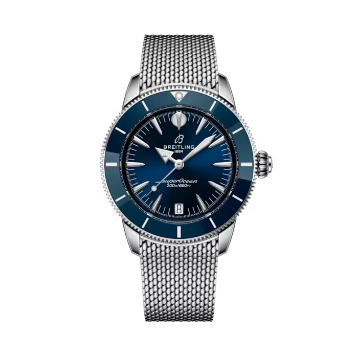 De Breitling Superocean Heritage Automatic 36, model A10390161C1A1, is een elegante horloge met een roestvrijstalen kast en zilverkleurige band. Het beschikt over een datumfunctie. Draag deze stijlvolle horloge voor zowel formele als casual gelegenheden. Het subtiele ontwerp past perfect bij zowel zakelijke als dagelijkse outfits, voor een verfijnde look.