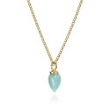 Pendulum collectie Jorge Revilla.

Zilver vergulden hanger met amaznoniet.
14 mm lengte.

*exclusief collier 