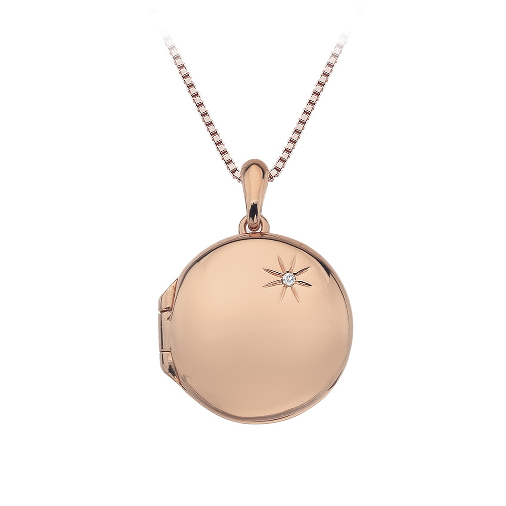 Hot Diamonds
Memoirs Round Locket Pendant DP492