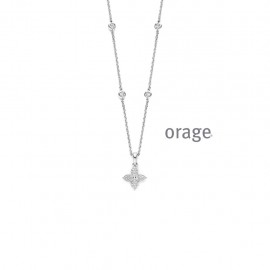 Hanger met zirconia inclusief ketting