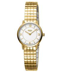 Diese elegante Boccia DAu Uhr, Modellnummer 3371-05, besticht durch ihr rundes Titangeh&auml;use, Saphirglas und ein goldfarbenes Metallband. Mit einem wasserdichten Niveau von 30, einem wei&szlig;en Zifferblatt und analogen Anzeige mit Streifenindex ist sie perfekt f&uuml;r den t&auml;glichen Gebrauch. Passt ideal zu formeller und legerer Kleidung und verleiht jedem Outfit einen Hauch von Luxus.