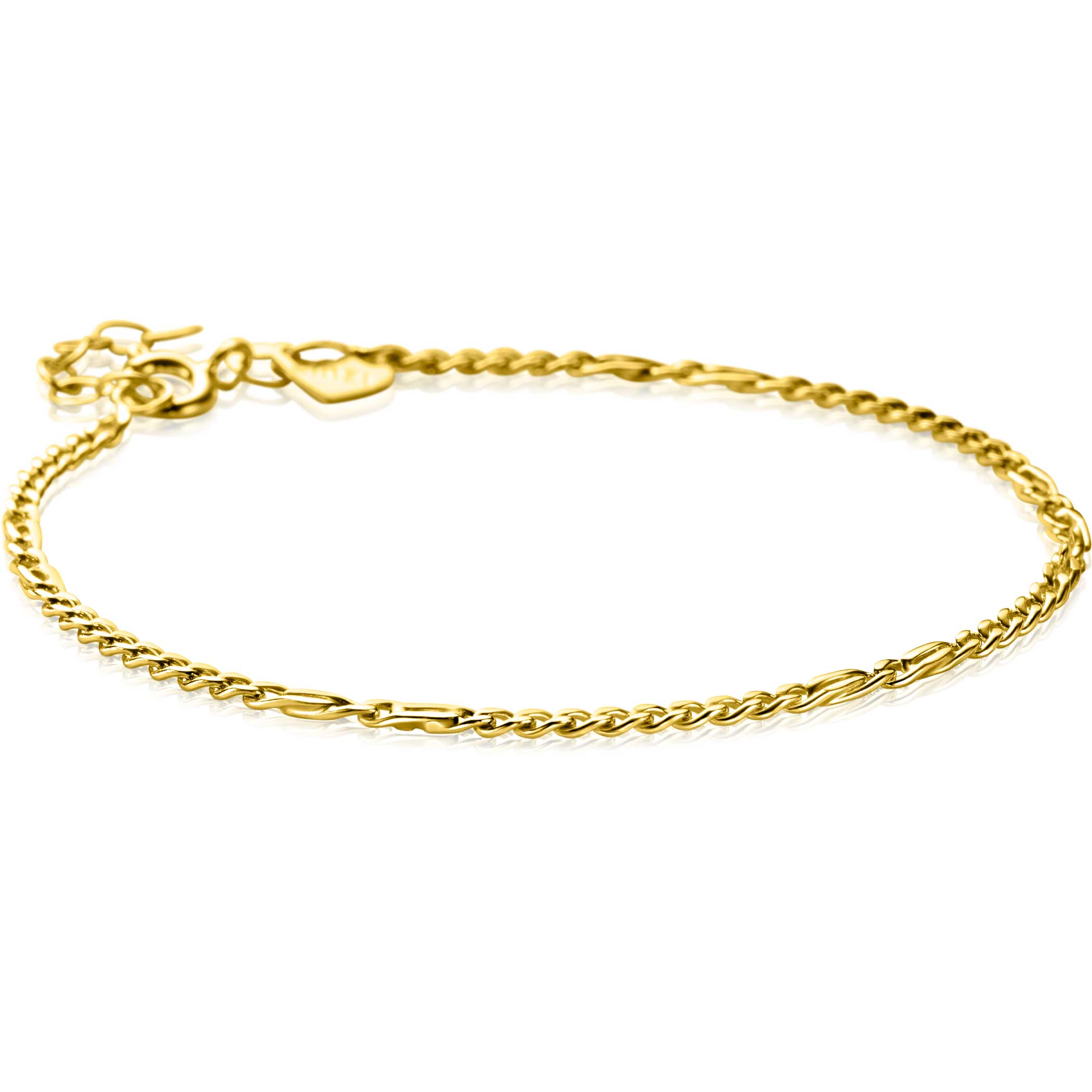 Zinzi gouden armband met gourmetschakels