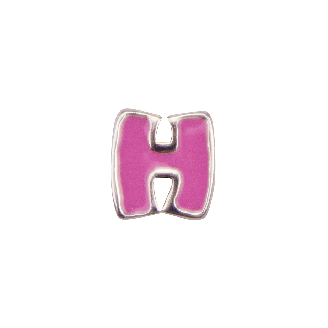 Bellini zilveren bedel letter H 570H