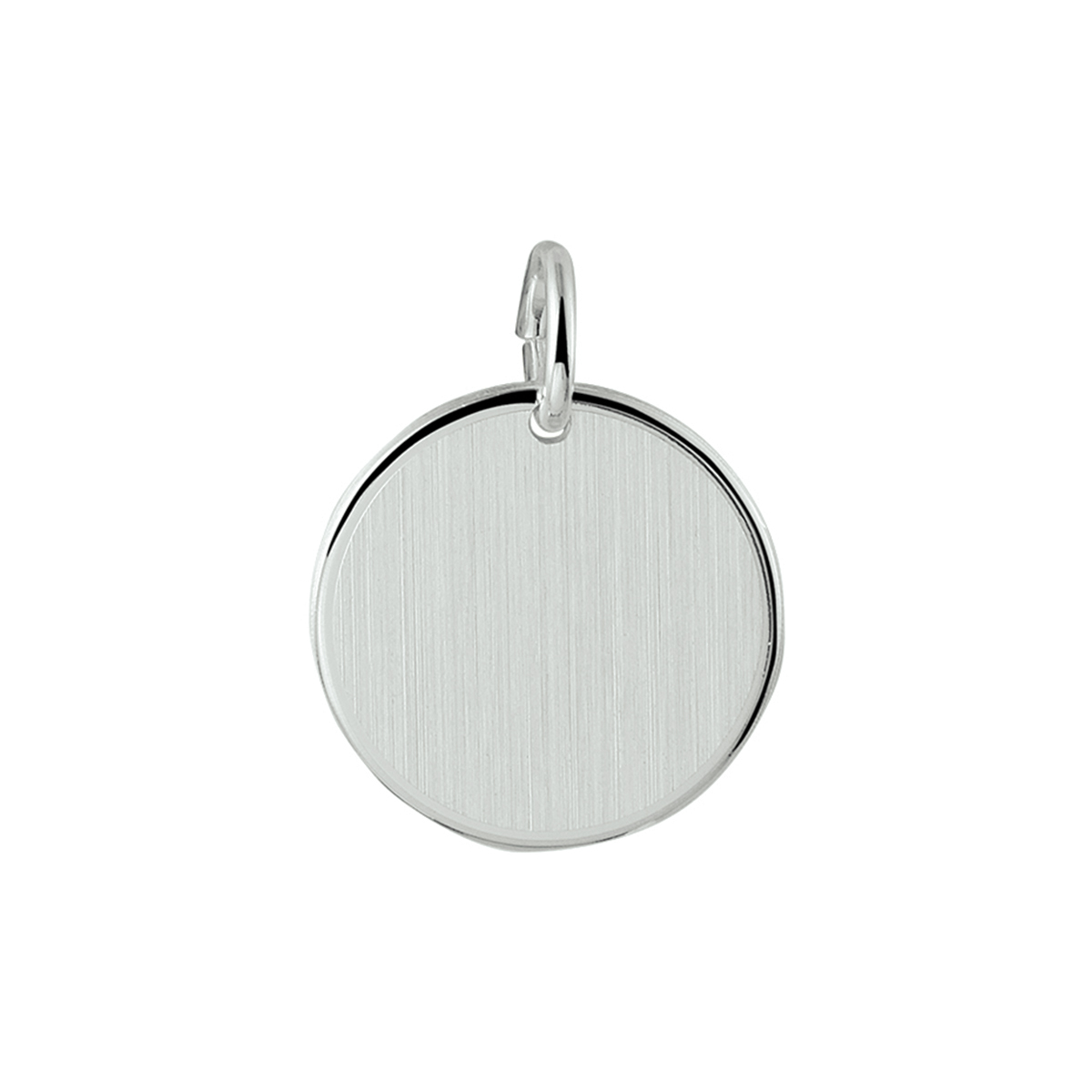 Zilveren graveerhanger. De hanger heeft een dikte van 0.9mm.