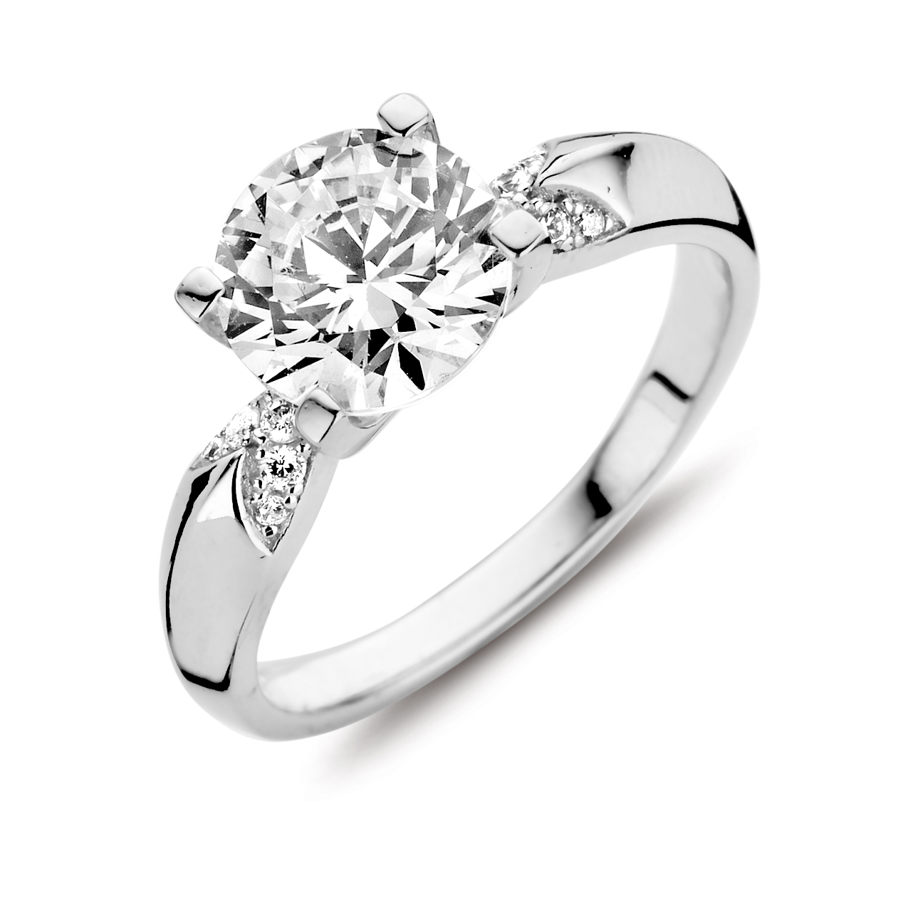Ring in zilver met zirconia van het merk Silver Rose 