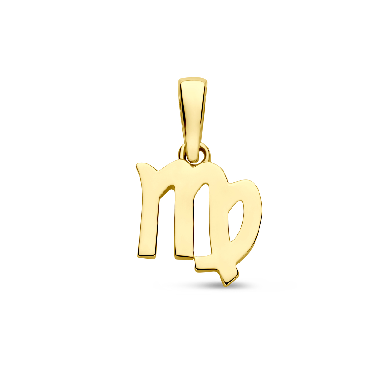 14k Geelgouden hanger uitgevoerd in de vorm van een sterrenbeeld. Let op, dit artikel wordt per stuk verkocht.