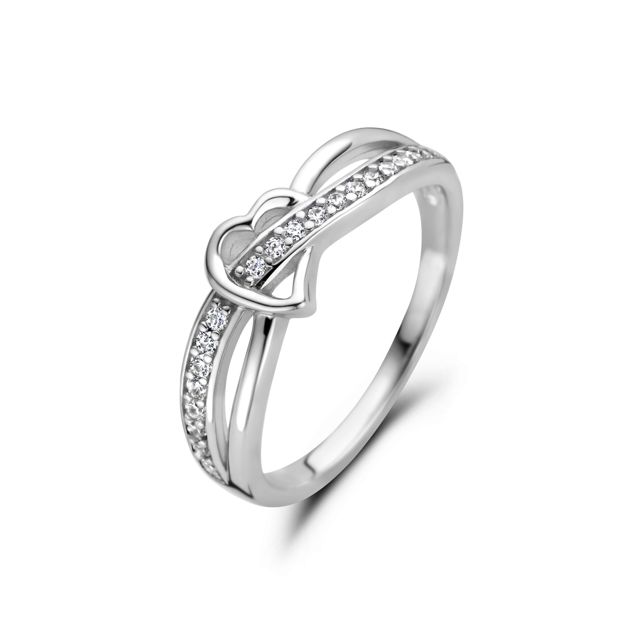 Rosa di Luca 629.846.50 Ring met Hartje en Zirkonia