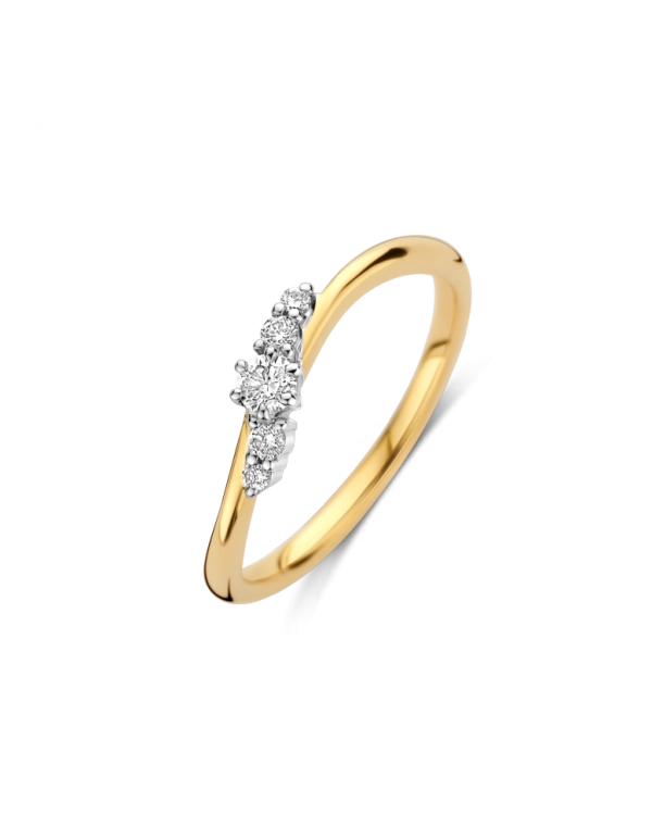 Briljant Ring New York 0.18 crt H SI