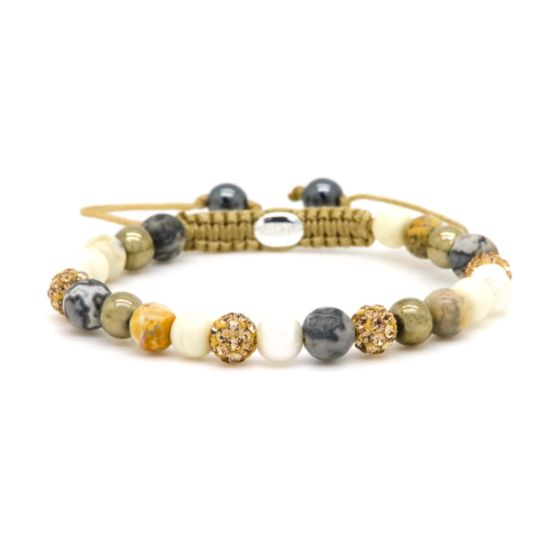 Karma armband, Spiral SIERRA XS (gold crystal)