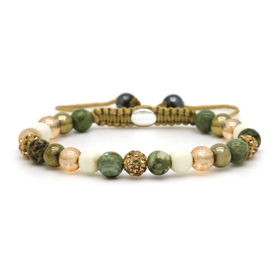 Karma armband, Spiral YSE XS (gold crystal)