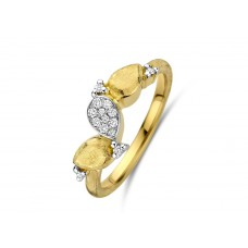 Ring 18 kt met zirconia