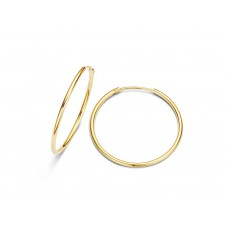 Creool 18 kt  geel 13 mm