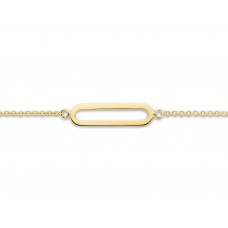 Armband geel goud 18 kt. Armband kan ook gemaakt worden met uw oud goud. Geef 2.4 gr 18 kt goud en betaal alleen het maakloon 261 &euro;.