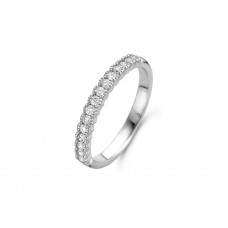 Ring wit goud 18 kt met briljant