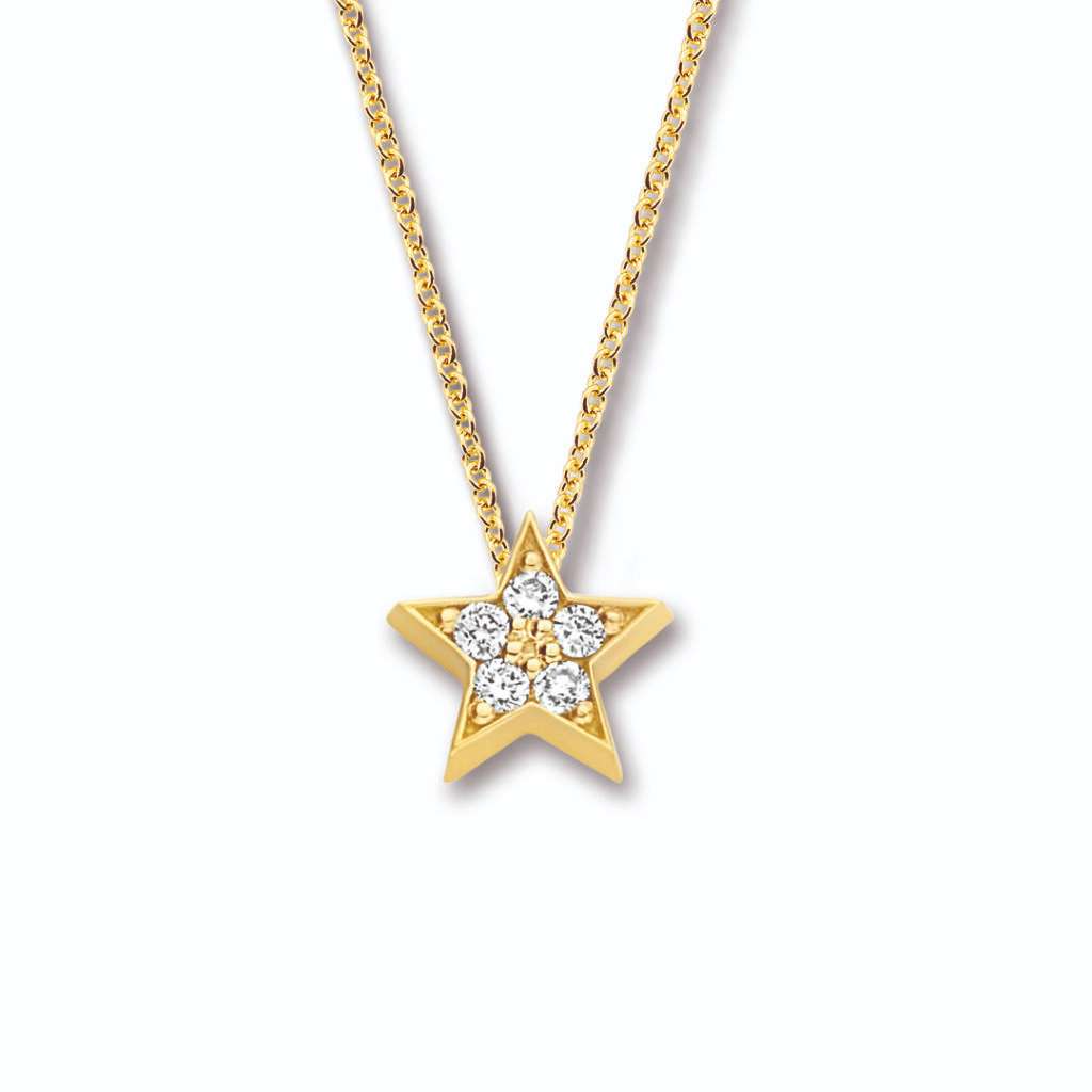 Dit prachtige 18 karaat geelgouden Minitials Assieraad Pavé collier is voorzien van een 18 karaat gouden ster met diamant. U kunt dit collier uitbreiden met andere symbolen.
Het collier kan gedragen worden op 39, 40 en 41cm.

Juwelier Schilder Vlugt is officieel verkooppunt van Minitials. U kunt dit collier direct bestellen of neem contact met ons op via de mail, het contactformulier of via de telefoon en wij helpen u graag verder.