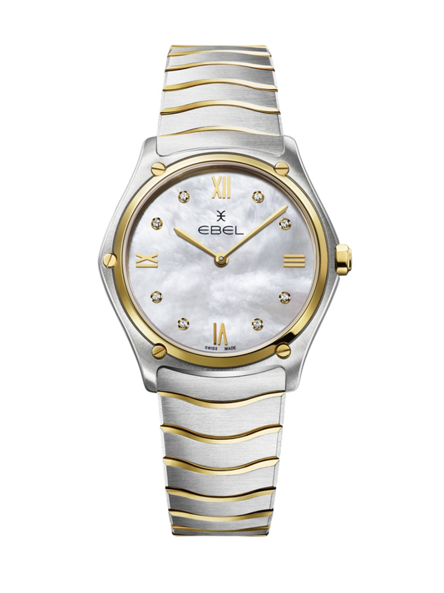 De Ebel 1216566 Sport Classic 33mm is een elegante polshorloge met een tijdloos design. Draag deze stijlvolle accessoire om je pols voor zowel formele als informele gelegenheden. Met zijn slanke profiel en verfijnde uitstraling past hij perfect bij elke outfit. Een must-have aanvulling voor elke horlogecollectie. Ideaal voor dagelijks gebruik of speciale gelegenheden.
