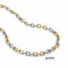 Ketting bicolor staal