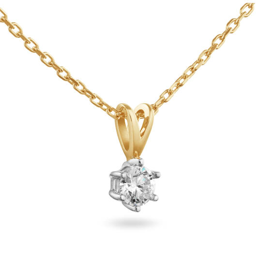 Yara Ketting Solitaire Classique - 14k goud met 0.51 ct lab-grown diamant
Een tijdloze klassieker die straalt met ingetogen luxe. De briljant geslepen lab-grown diamant (0.51 ct E-VVS2) schittert met opvallende helderheid in haar verfijnde zetting van gerecycled 14 karaat goud. Een ketting die kracht en elegantie in perfecte harmonie verenigt, ideaal voor wie houdt van blijvende schoonheid.

Het collier kan gedragen worden op zowel 40 als 43 centimeter.