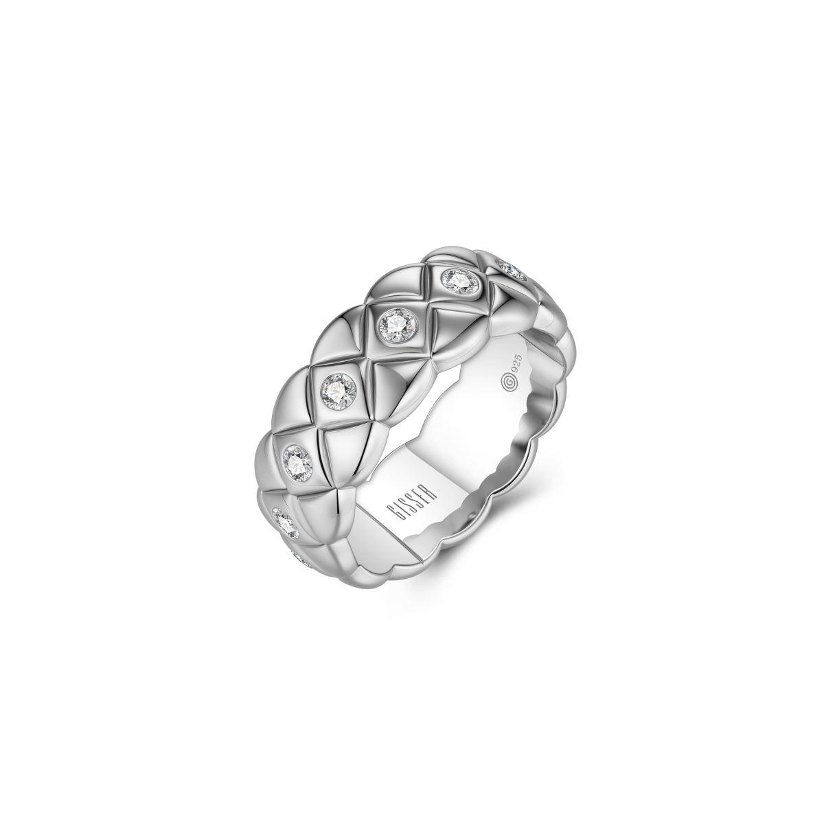 Rhodium plated silver