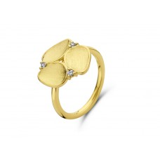 Ring 18 kt met zirconia. Dit model kan ook gemaakt worden met uw oud goud.     Geef  6 gr 18 kt en betaal enkel het maakloon van 470&euro;