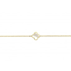 Armband 18 kt met parelmoer 